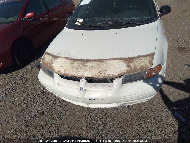 1B3EJ46X7XN603881 - 1999 DODGE STRATUS WHITE photo 6