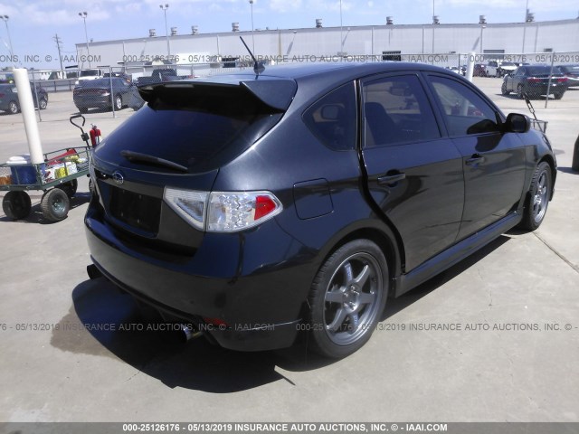 JF1GH7G65AG802455 - 2010 SUBARU IMPREZA WRX LIMITED GRAY photo 4