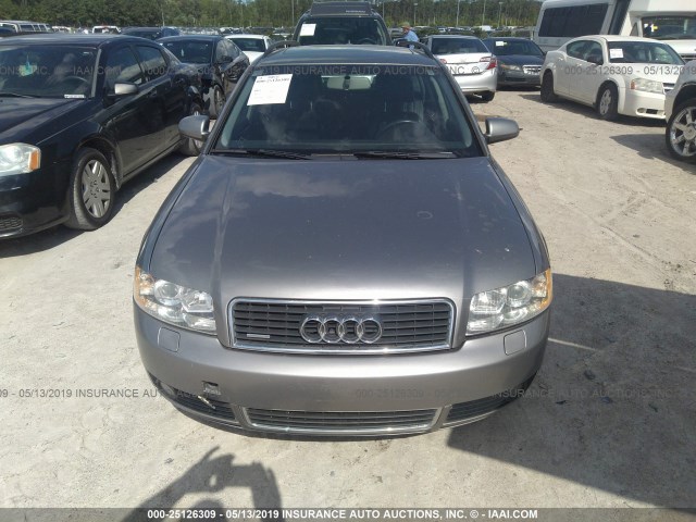 WAUVC68E65A107083 - 2005 AUDI A4 1.8T AVANT QUATTRO/SPCL GRAY photo 6