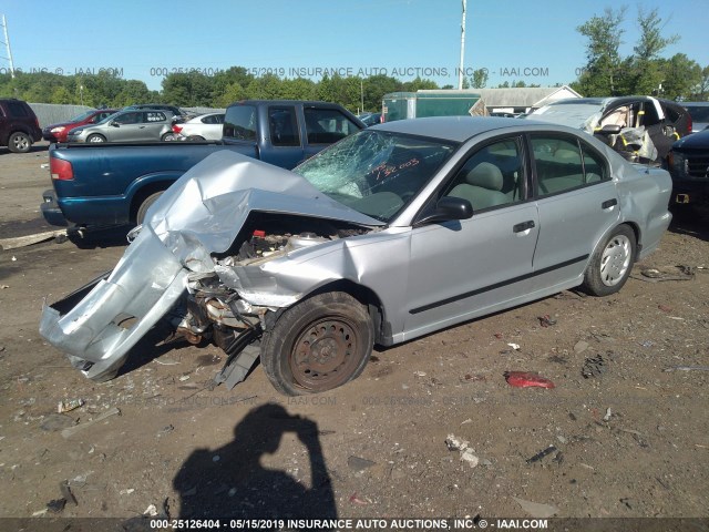 4A3AA36G01E226984 - 2001 MITSUBISHI GALANT DE SILVER photo 2