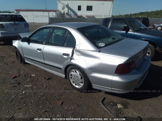 4A3AA36G01E226984 - 2001 MITSUBISHI GALANT DE SILVER photo 3