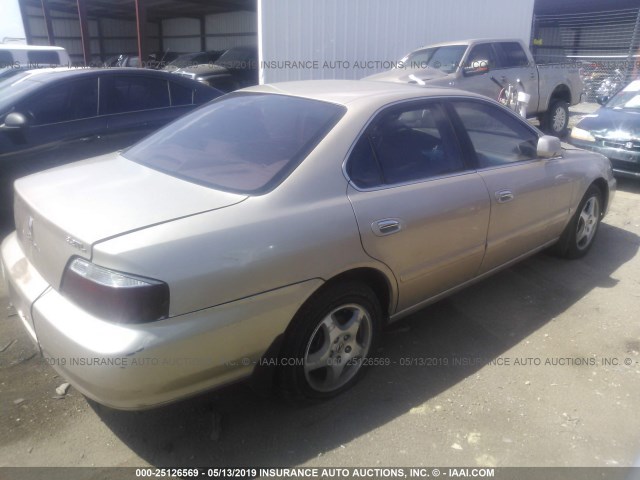 19UUA56612A029853 - 2002 ACURA 3.2TL GOLD photo 4