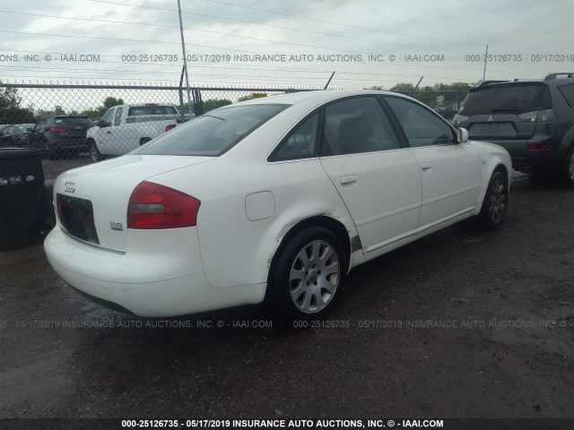 WAUBA34B6XN117496 - 1999 AUDI A6 2.8 QUATTRO WHITE photo 4