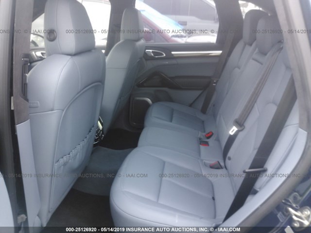 WP1AC2A28DLA92999 - 2013 PORSCHE CAYENNE TURBO BLUE photo 8