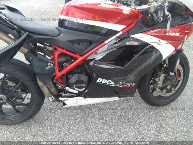 ZDM1XBMV4CB020251 - 2012 DUCATI SUPERBIKE 848/848 EVO CORSE SE RED photo 8