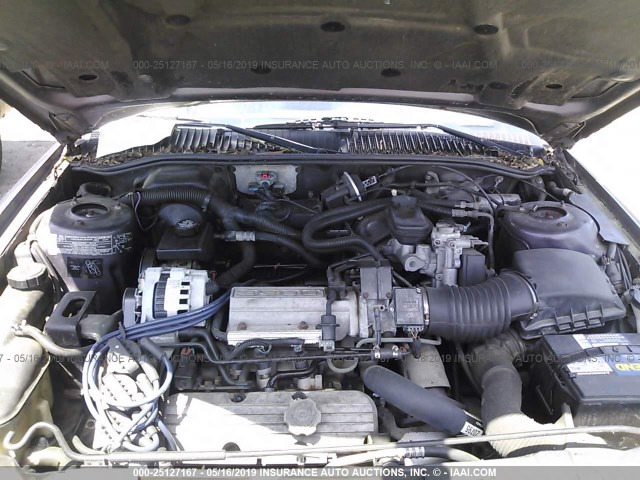 1G2NE54N6PM571719 - 1993 PONTIAC GRAND AM SE GRAY photo 10