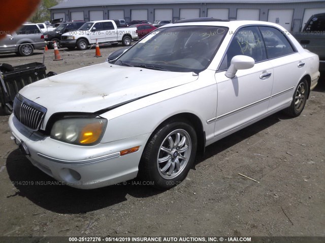 KMHFU45E73A248881 - 2003 HYUNDAI XG 350 WHITE photo 2