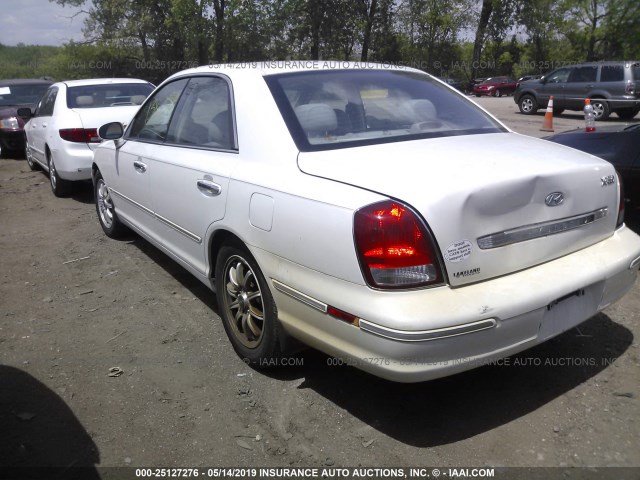 KMHFU45E73A248881 - 2003 HYUNDAI XG 350 WHITE photo 3