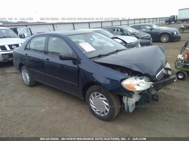 1NXBR32E76Z716822 - 2006 TOYOTA COROLLA CE/LE/S BLUE photo 1