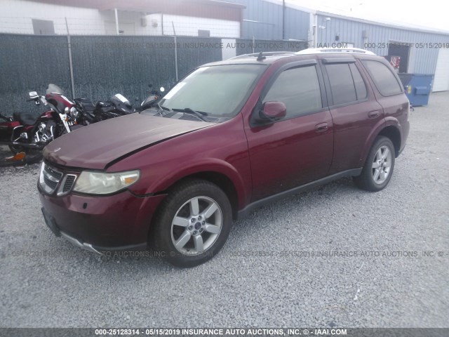 5S3ET13MX62801995 - 2006 SAAB 9-7X ARC RED photo 2