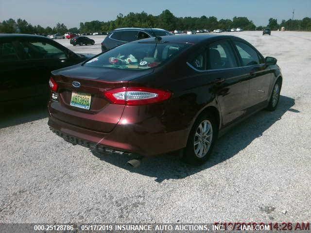 3FA6P0G75FR156879 - 2015 FORD FUSION S BROWN photo 2