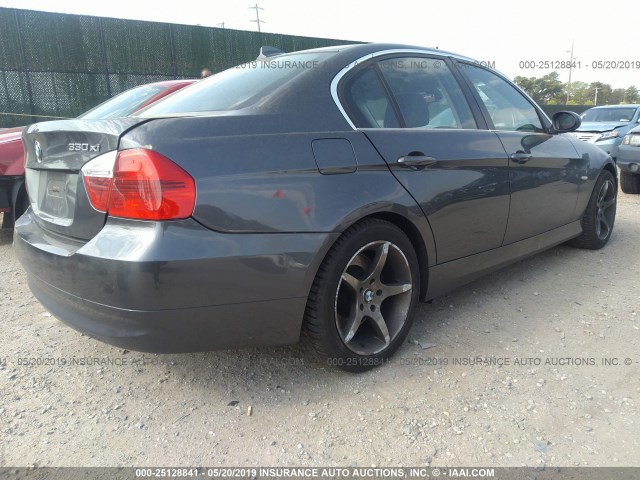 WBAVD335X6KV62940 - 2006 BMW 330 XI GRAY photo 4