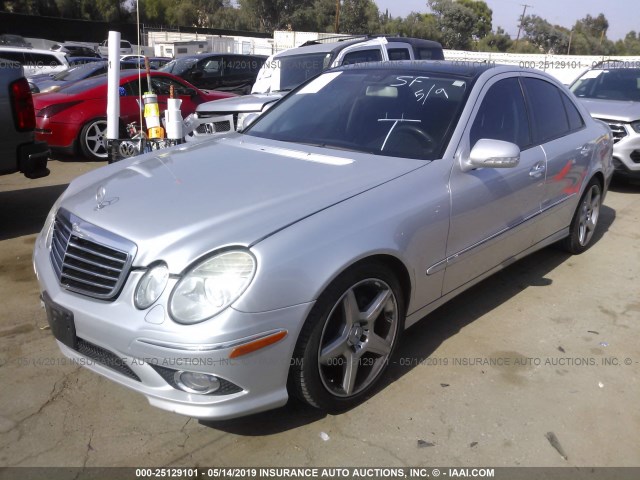 WDBUF56X59B390160 - 2009 MERCEDES-BENZ E 350 SILVER photo 2