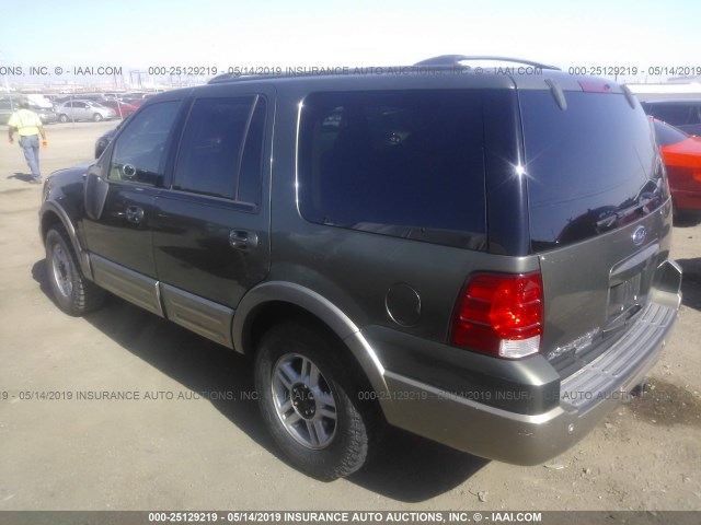 1FMPU17L64LB09409 - 2004 FORD EXPEDITION EDDIE BAUER GREEN photo 3