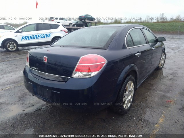 1G8ZV57B59F228531 - 2009 SATURN AURA XR BLUE photo 4