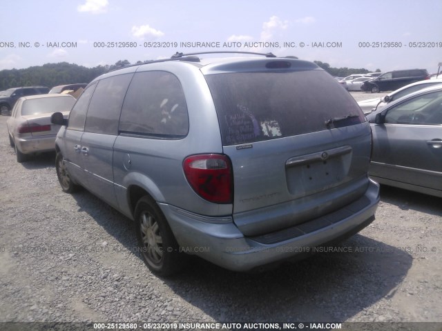 2C8GP54L65R133112 - 2005 CHRYSLER TOWN & COUNTRY TOURING BLUE photo 3