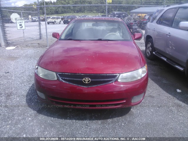 2T1CF28PXYC391409 - 2000 TOYOTA CAMRY SOLARA SE/SLE წითელი ფოტო 1