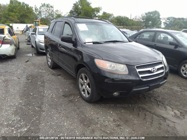 5NMSH73E37H118510 - 2007 HYUNDAI SANTA FE SE/LIMITED BLACK photo 1