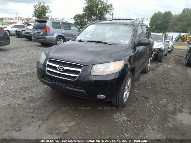 5NMSH73E37H118510 - 2007 HYUNDAI SANTA FE SE/LIMITED BLACK photo 2