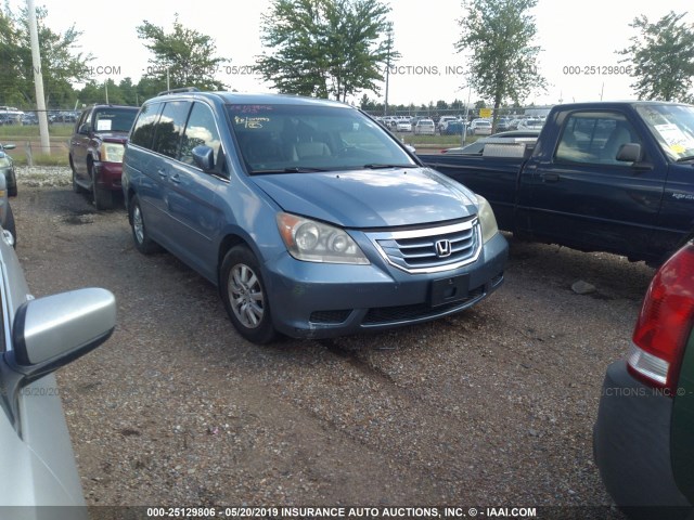 5FNRL38698B023850 - 2008 HONDA ODYSSEY EXL BLUE photo 1