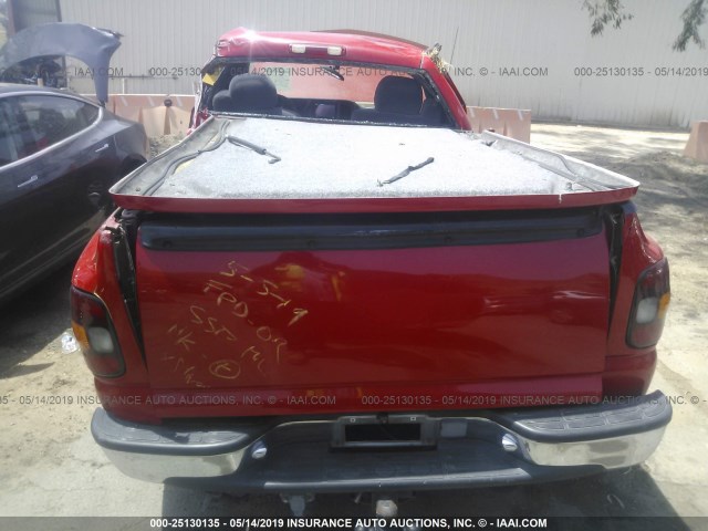 1GCEC14VX1Z243613 - 2001 CHEVROLET SILVERADO C1500 RED photo 8