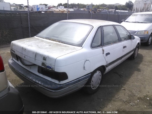 1FABP50U0KG202499 - 1989 FORD TAURUS L WHITE photo 4