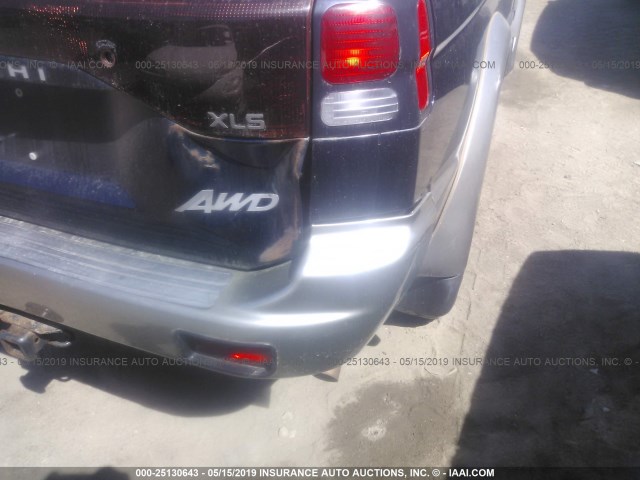 JA4MT31R82P011744 - 2002 MITSUBISHI MONTERO SPORT XLS Navy photo 6