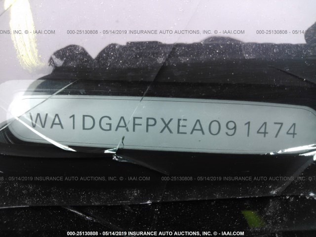 WA1DGAFPXEA091474 - 2014 AUDI Q5 PREMIUM PLUS BLACK photo 9