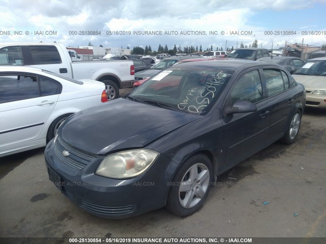 1G1AL58F887319515 - 2008 CHEVROLET COBALT LT BLUE photo 2