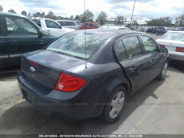 1G1AL58F887319515 - 2008 CHEVROLET COBALT LT BLUE photo 4