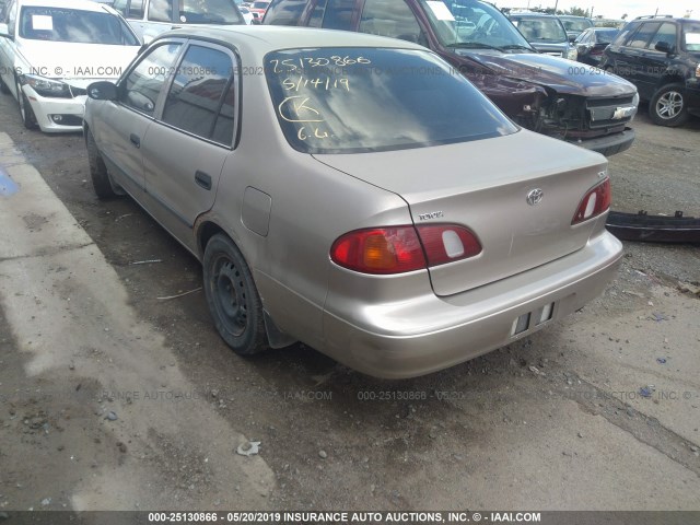 1NXBR12E7XZ258558 - 1999 TOYOTA COROLLA VE/CE/LE Champagne photo 3