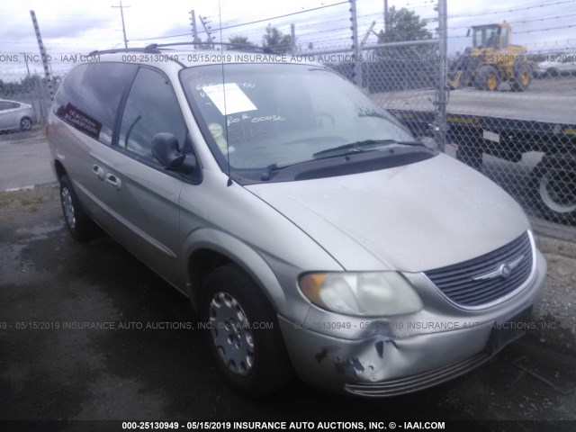 2C4GP44362R756737 - 2002 CHRYSLER TOWN & COUNTRY LX GOLD photo 1