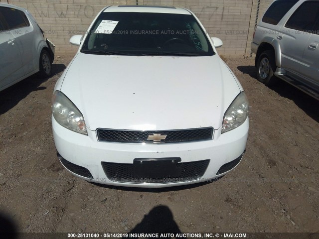 2G1WC5E34E1155205 - 2014 CHEVROLET IMPALA LIMITED LTZ WHITE photo 6