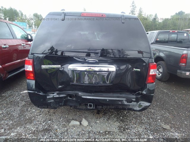 1FMJK2A52EEF40461 - 2014 FORD EXPEDITION EL LIMITED BLACK photo 6