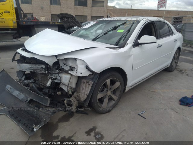 1G1ZC5E05CF139362 - 2012 CHEVROLET MALIBU 1LT 白色 照片 2