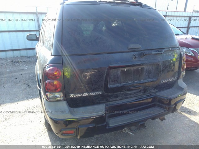 1GNDS13S732147849 - 2003 CHEVROLET TRAILBLAZER  BLACK photo 6