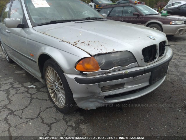 WBAAV33411EE78485 - 2001 BMW 325 I SILVER photo 6