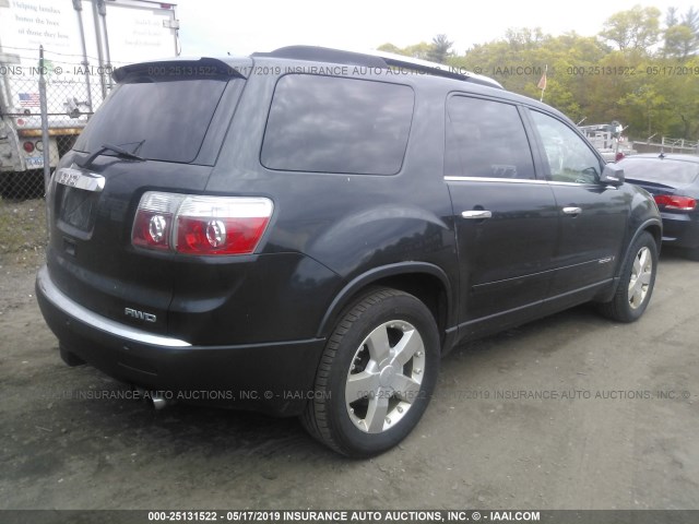 1GKEV33738J261635 - 2008 GMC ACADIA SLT-2 BLACK photo 4