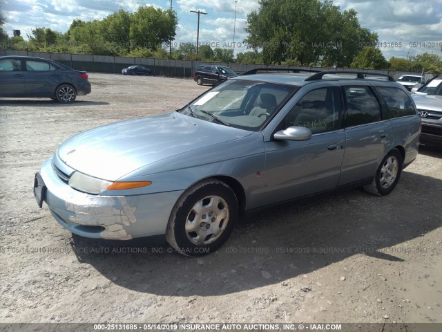 1G8JW84R92Y527088 - 2002 SATURN LW300 BLUE photo 2