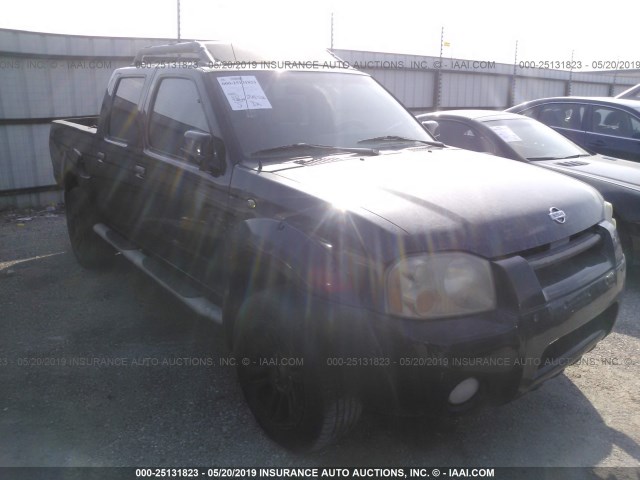 1N6ED27T51C340831 - 2001 NISSAN FRONTIER CREW CAB XE/CREW CAB SE BLACK photo 1