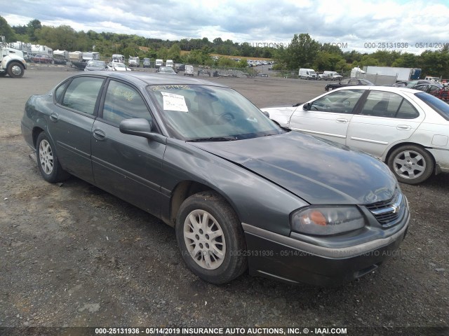 2G1WF52E159102475 - 2005 CHEVROLET IMPALA GRAY photo 1