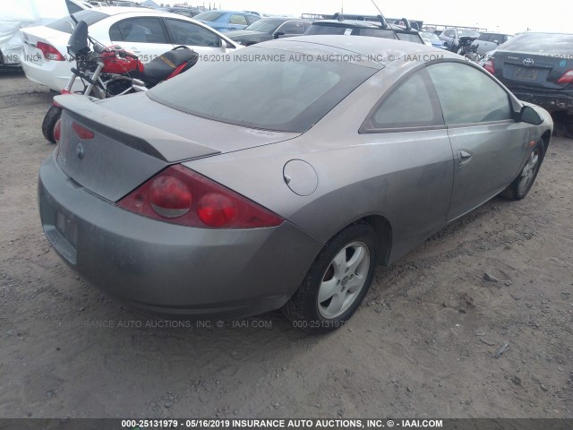 1ZWFT6039X5641717 - 1999 MERCURY COUGAR I4 GRAY photo 4