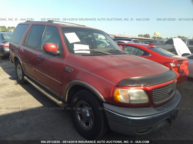 1FMRU17L52LA43442 - 2002 FORD EXPEDITION EDDIE BAUER RED photo 1