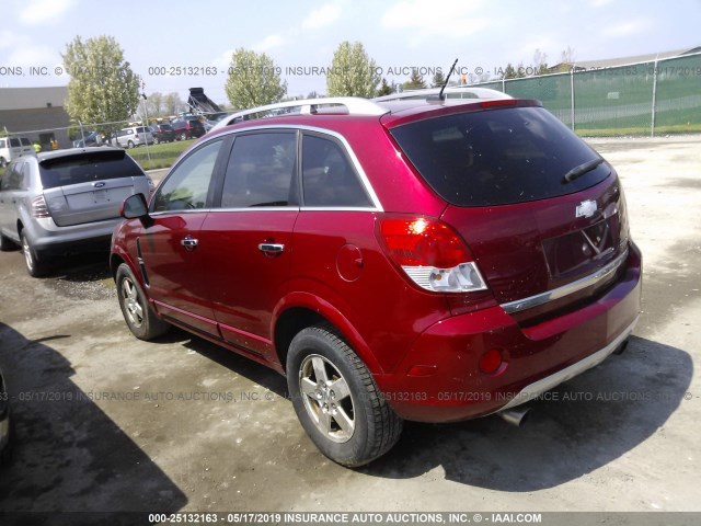 3GNAL3E52CS641236 - 2012 CHEVROLET CAPTIVA SPORT/LT RED photo 3