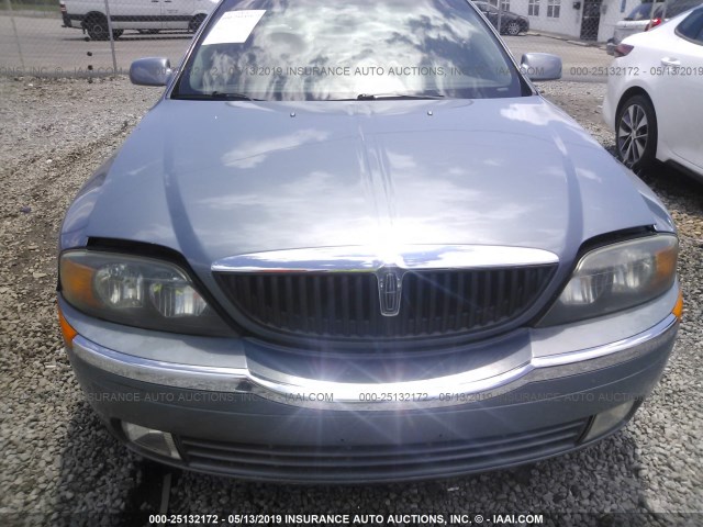 1LNHM86S7YY786404 - 2000 LINCOLN LS BLUE photo 6