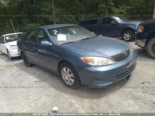 4T1BE32K03U686916 - 2003 TOYOTA CAMRY LE/XLE/SE BLUE photo 1