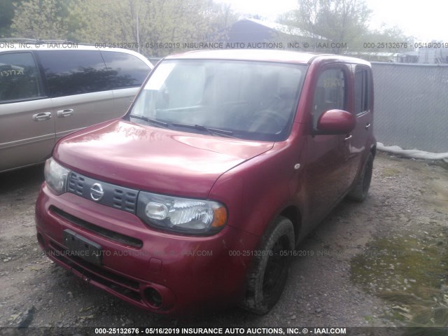 JN8AZ2KR2BT205472 - 2011 NISSAN CUBE S/SL/KROM RED photo 2