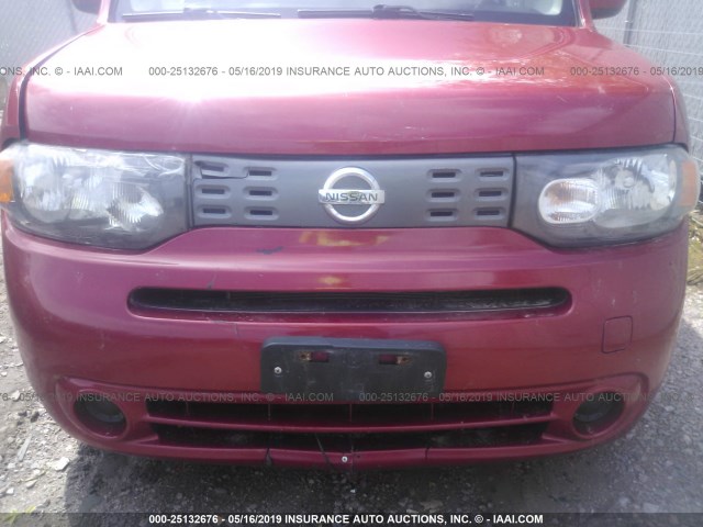 JN8AZ2KR2BT205472 - 2011 NISSAN CUBE S/SL/KROM RED photo 6