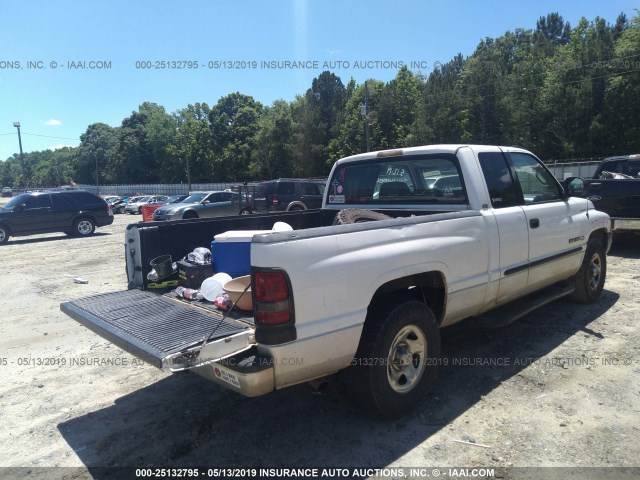 3B7HC13Z91M515460 - 2001 DODGE RAM 1500 WHITE photo 4