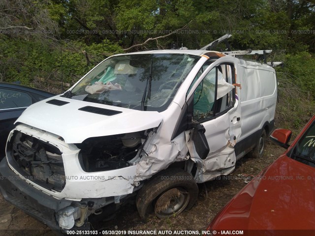 1FTYE1ZM9HKB35218 - 2017 FORD TRANSIT T-150 WHITE photo 2